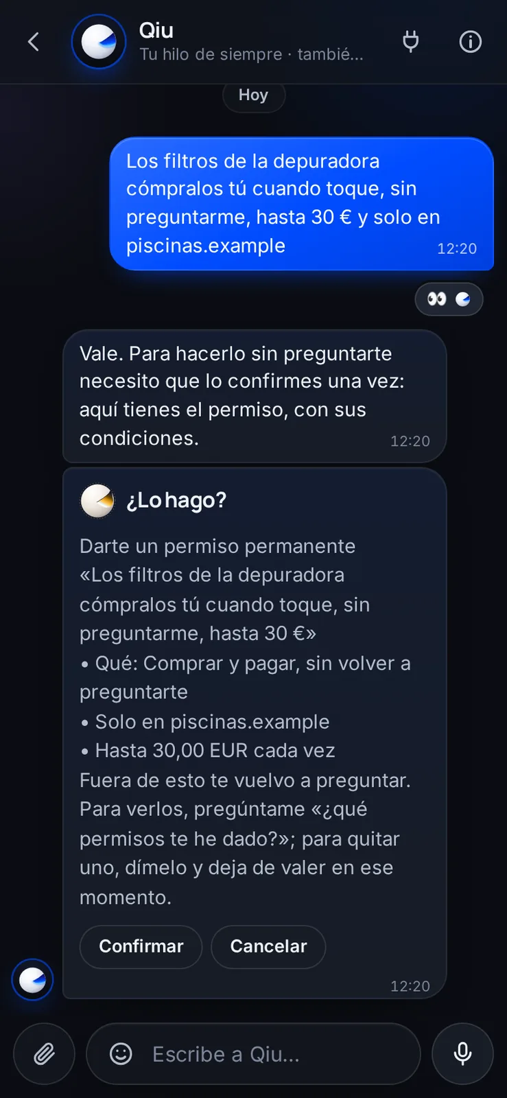 Captura en el móvil: Permisos para que no te pregunte siempre