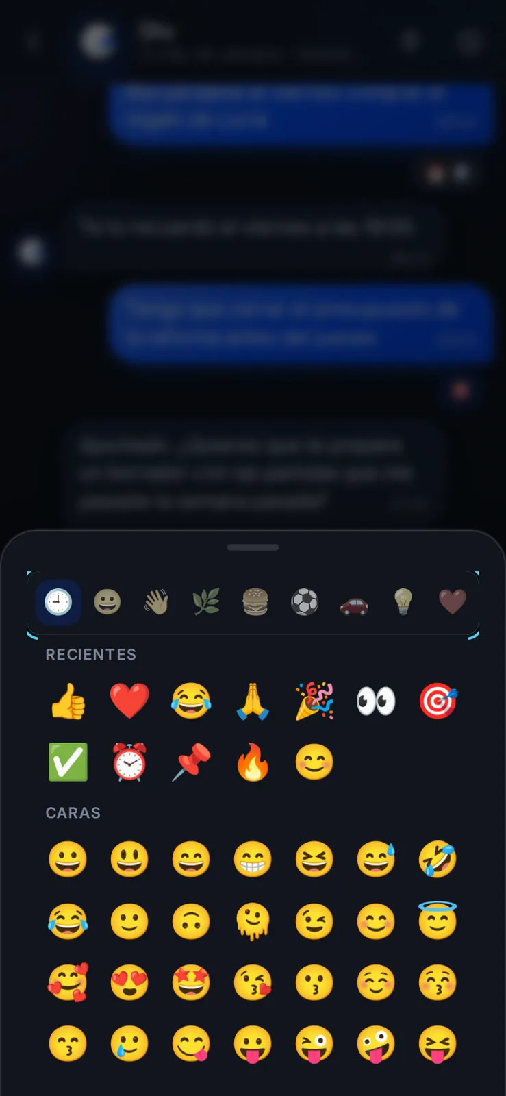 Captura en el móvil: Reacciona con el emoji que quieras